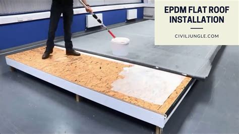 EPDM Flat Roof Installation | Cost of EPDM Flat Roof | How to Install EPDM Rubber Roof | EPDM ...