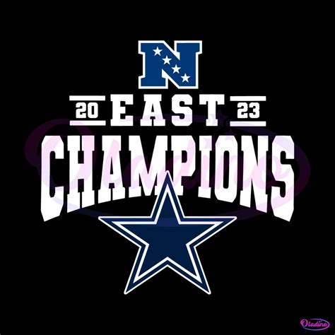 NFC East Champions 2023 Cowboys Football SVG