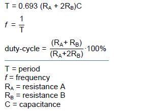 555 Timer Design Equations, Boolean, Algebra, Speeds and Feeds Engineering Formulas