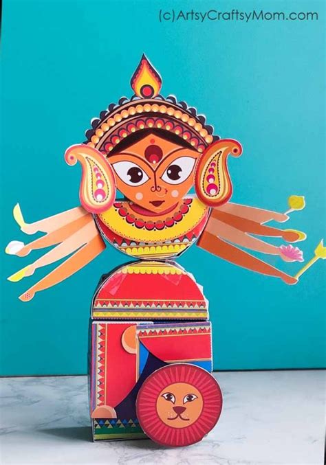 21 Navratri Dussehra Activities & Crafts for kids - Artsy Craftsy Mom