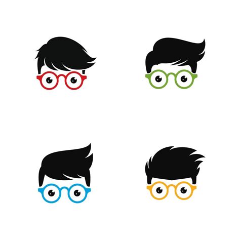 Geek Logo Icon Vector Design Illustration 7318027 Vector Art at Vecteezy