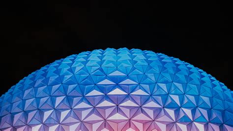 Spaceship Earth Wallpaper 4K, Epcot, Walt Disney World