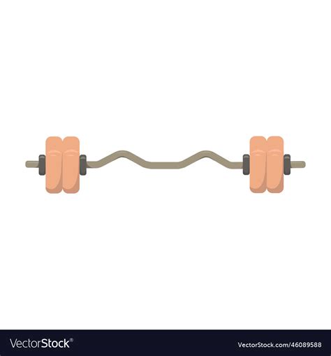 Barbell Royalty Free Vector Image - VectorStock