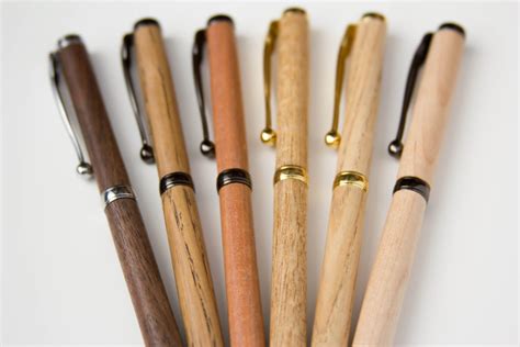 Handmade Wood Pen Maple Mahogany Ash Walnut Oregon