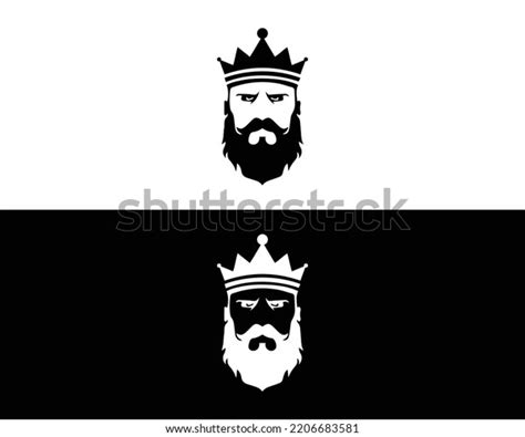 King Royal Luxury King Face Logo Stock Vector (Royalty Free) 2206683581 ...