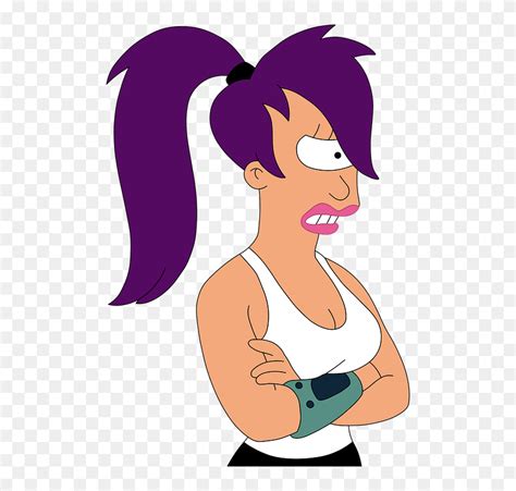 Turanga Leela Futurama Leela Fry The Simpsons Bart - Leela From Futurama, HD Png Download ...