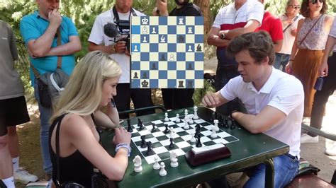 Anna Cramling played against Magnus Carlsen | Anna Cramling played ...