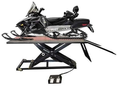 Snowmobile Lift Table with Side Extensions | NHProEquip.com