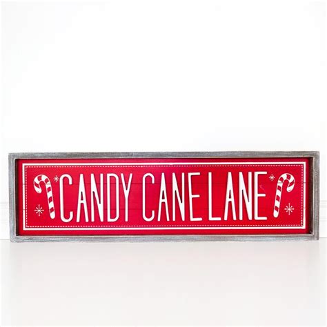 Candy Cane Lane | Candy cane, Christmas signs, Christmas decorations ...