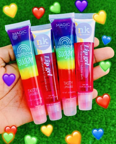 🥰 Rainbow Lips, Lipgloss Lips, Glitter Fashion, Key To My Heart, Lip Care, Bubble Gum, Red Bull ...