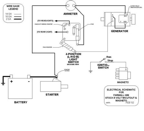 Farmall Cub Light Switch Wiring Diagram