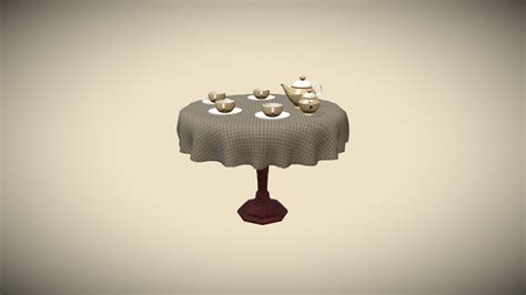 Tea set - Download Free 3D model by Ivan Dnistrian (@ivanlynx) [cc86666 ...