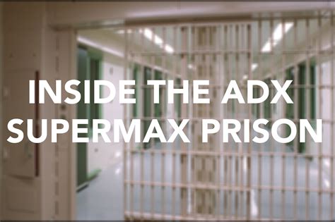 Photos show the "Supermax" prison in Colorado, also known as ADX, where El Chapo may be imprisoned