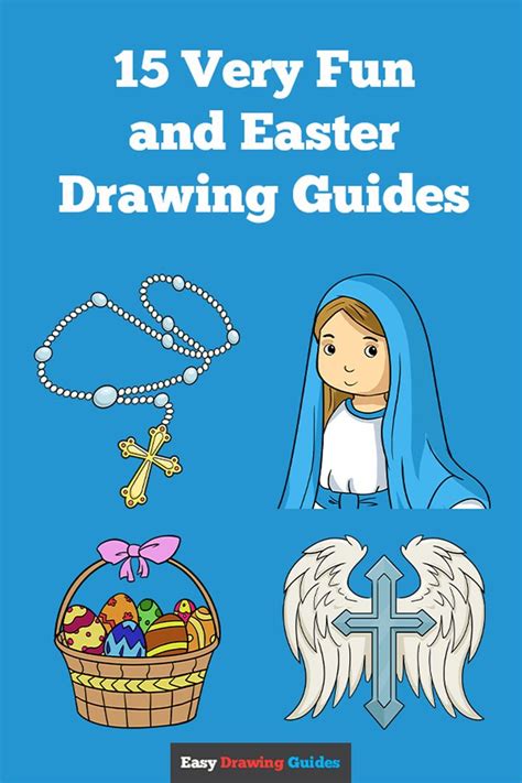 Easy Drawing Guides on Twitter: "15 Ways to Draw Easter Drawing Topics ...