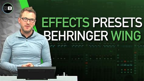 Loading & Saving Effects Presets on the Behringer Wing - YouTube