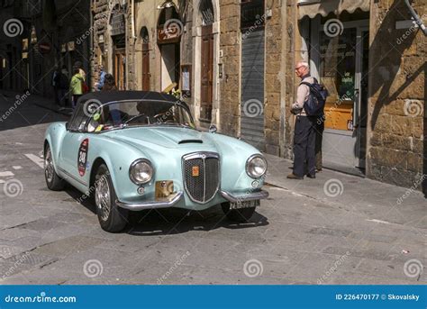 LANCIA Aurelia B24 1955 in the Rally Mille Miglia 2010 Edition Editorial Photography - Image of ...