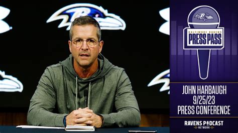 John Harbaugh: Monday Press Conference (9/25)