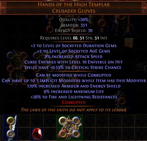 Is this gloves any good ? can i build something around it ? : r/pathofexile