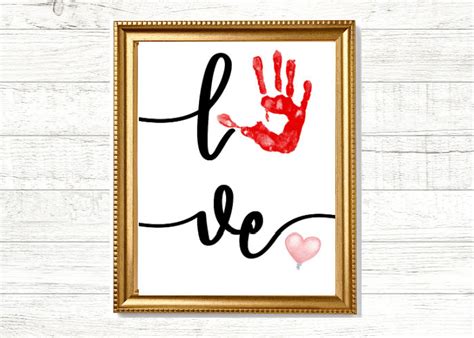 Easy Valentine's Day Handprint Crafts – Cenzerely Yours