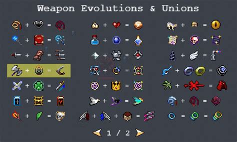 Vampire Survivors weapon evolution guide