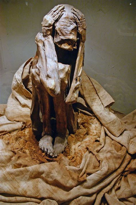 Mummy, Paracas culture. Museum of Anthropology and Archaeology, Lima ...