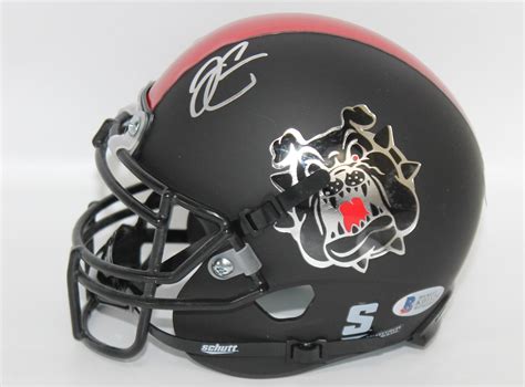 Derek Carr Autographed New Fresno State Bulldogs Authentic Mini Helmet ...