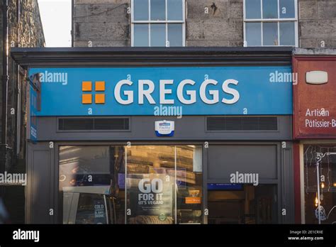 Greggs bakery logo hi-res stock photography and images - Alamy