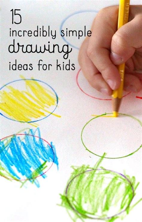 15 Incredibly Easy Drawing Ideas for Kids | Easy drawings for kids ...