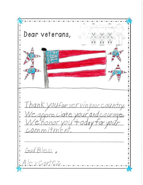 Veteran Letter Template