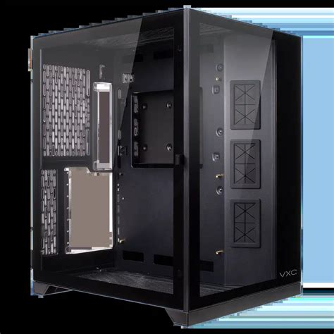 Tecware VXC Dual Chamber ATX TG PC Case Black | Bermor Techzone