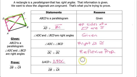 Day 11 HW Parallelogram Proofs - YouTube