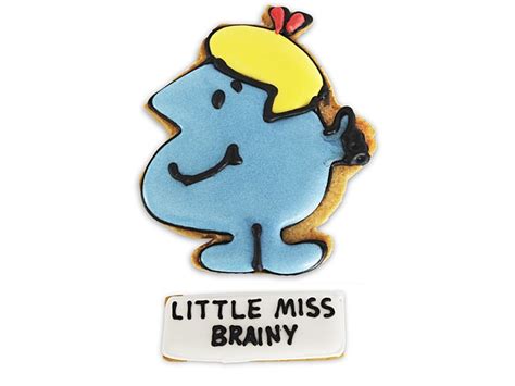 Little Miss Brainy Biscuit Card