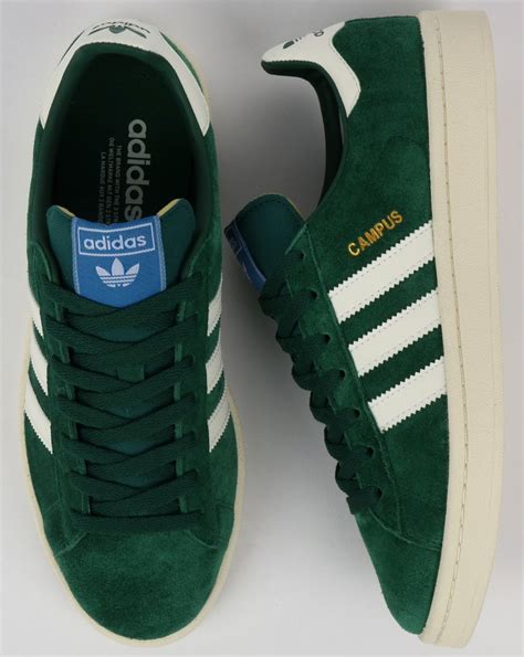 Adidas Campus Trainers Green,shoes,suede,originals