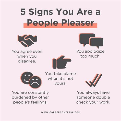 5 Signs You're a People Pleaser | Career advice, Life balance, Career growth