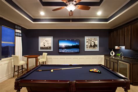 Kensington - Game Room | Pool table room, Family room makeover, Home