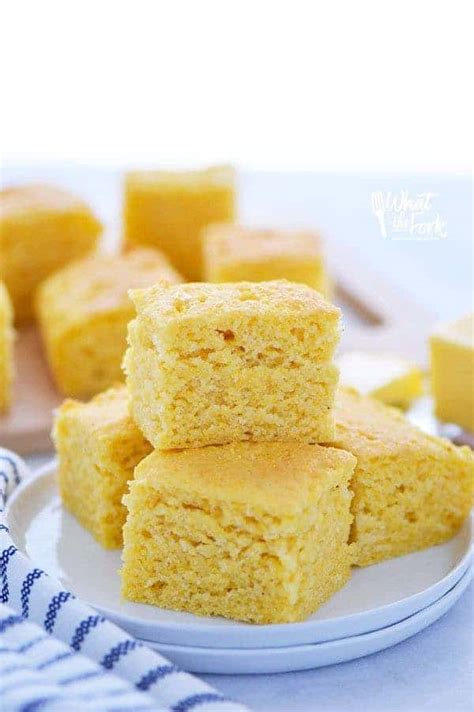 Sweet Gluten Free Cornbread - What the Fork