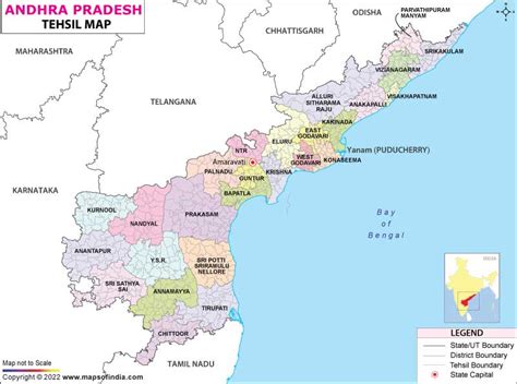 Andhra Pradesh Tehsil Map