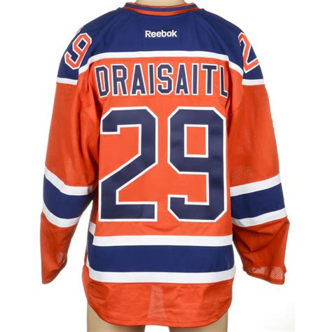 Leon Draisaitl Edmonton Oilers Game-Used 2016 Heritage Classic Jersey - Worn During First Period ...