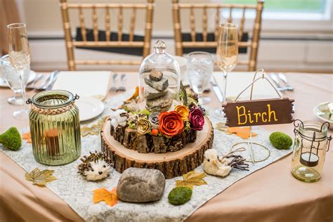 Natural Fall DIY Cairn Hiking Centerpieces