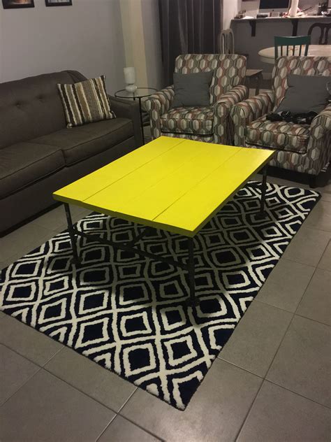 The finished coffee table project Contemporary Rug, Coffee, Rugs, Projects, Table, Home Decor ...