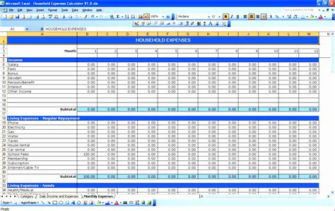 Download Free Excel Templates Riset - Riset