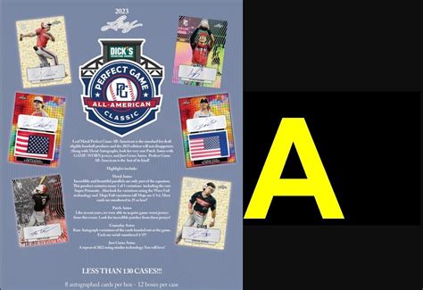 AUKAI KEA 2023 perfect game all american case 12 box break *READ RULES* | eBay