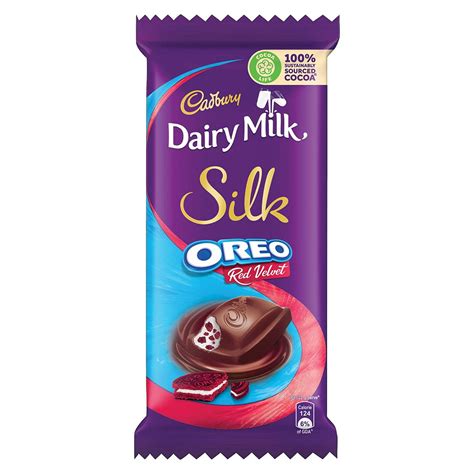 Amazon.com: Cadbury Dairy Milk Silk Oreo Red Velvet, 2 x 130 g ...