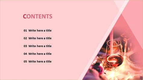 Free Powerpoint Templates Wine And Beer Theme - Resume Example Gallery