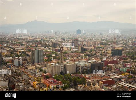 Aerial view of mexico city Stock Photo - Alamy