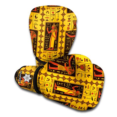 Ancient Egypt Pattern Print Boxing Gloves – GearFrost