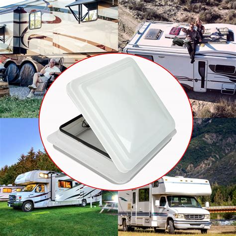 Buy LucaSng 14" RV Roof Vent for Camper Trailer Universal White Lid ...