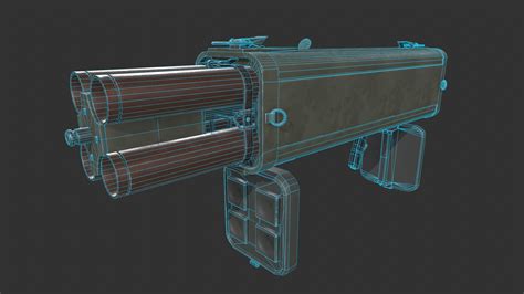 M202 Flash Rocket Launcher - 3D Model by yn-delmund