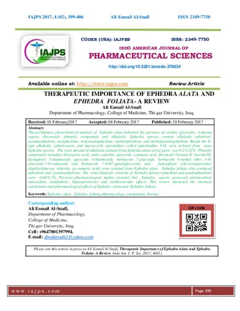 (PDF) THERAPEUTIC AND BIOLOGICAL ACTIVITIES OF DAPHNE MUCRONATA- A REVIEW Ali Esmail Al-Snafi ...