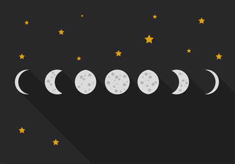 Vector Moon Phase - Download Free Vector Art, Stock Graphics & Images